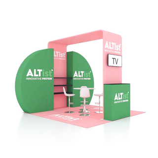 10ft Merchandise Exhibit Display E01C1-55