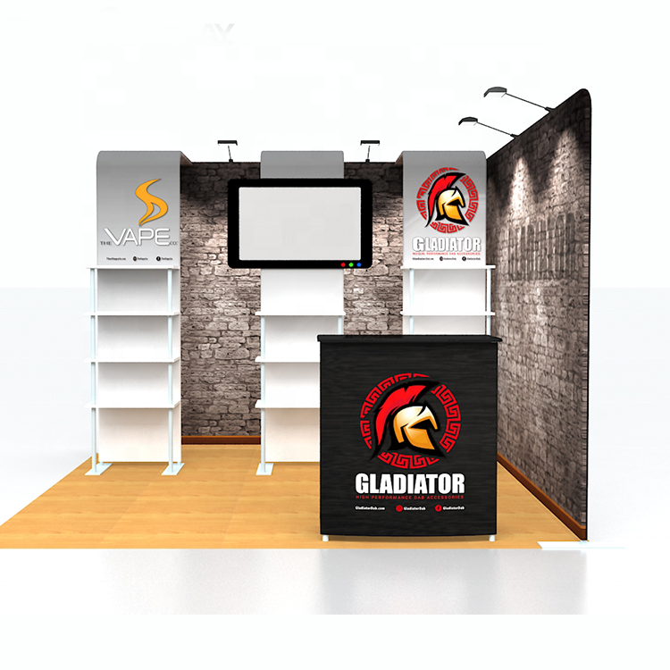 10x10 Shelving Booth E01C1-53