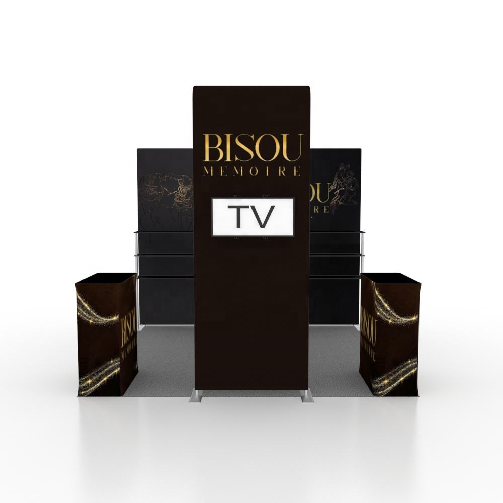 10ft x 10ft Shelf Booth Display E01C1-54
