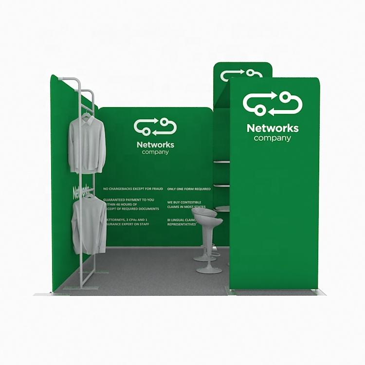 10ft Custom Printed Trade Show Booth E01C1-52