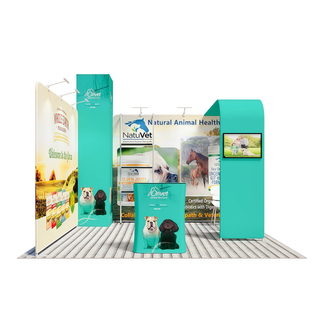 10x10 Tension Fabric Exhibit Booth E01C1-51