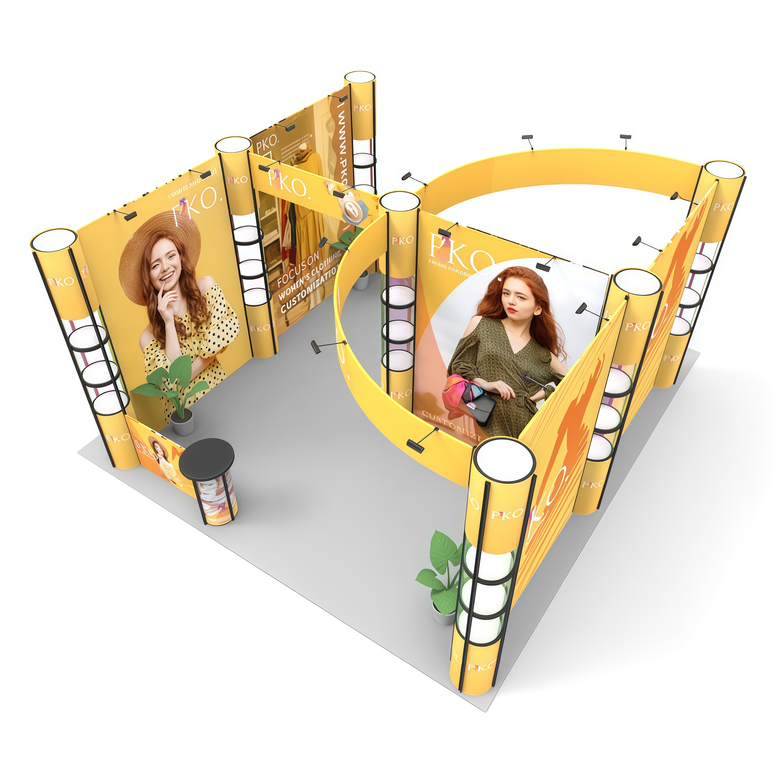 20ft*20ft Exhibit Booth E01B13