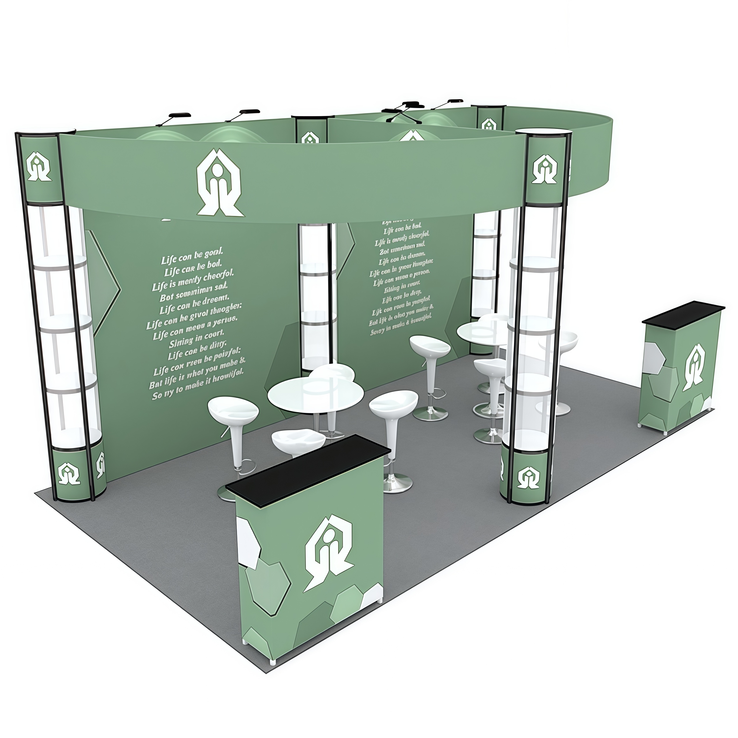 10ft x 20ft Portable Booth Stand E01B15
