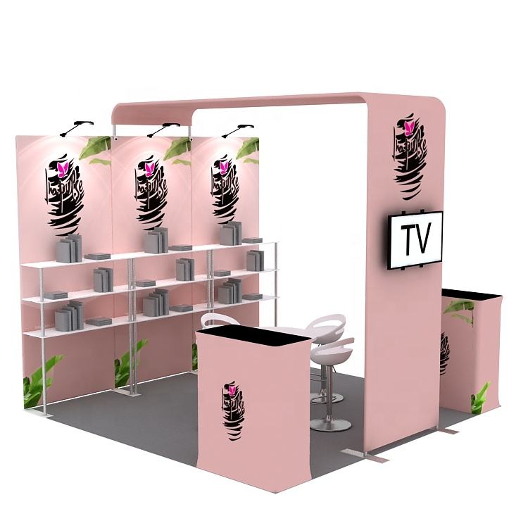 10ft x 10ft Shelf Booth Display E01C1-54