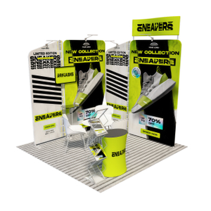 10x10ft Trade Show Booth Kit E01C1-60