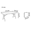 8ft Table Throw E03I2