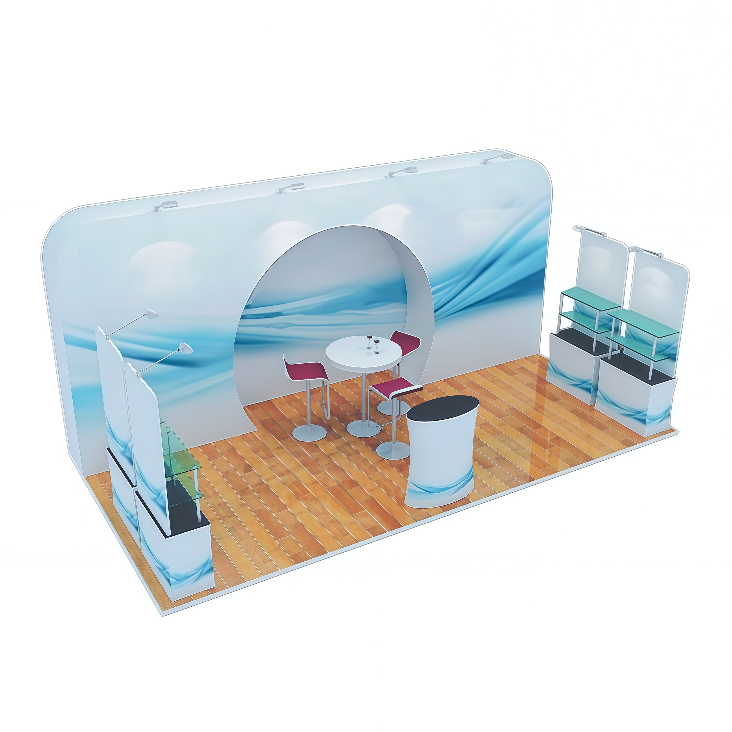 3D Exhibition Stand E01C2-44