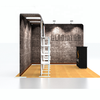 10x10 Shelving Booth E01C1-53