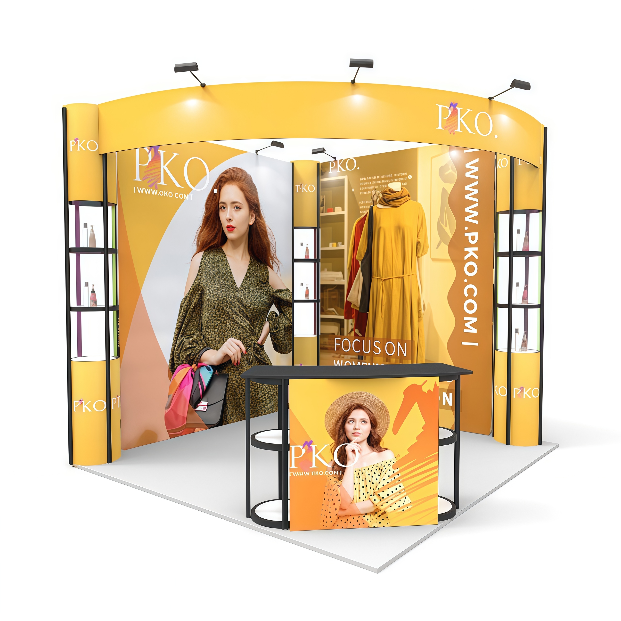 10ft*10ft Corner Booth E01B8