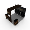 10ft x 10ft Shelf Booth Display E01C1-54