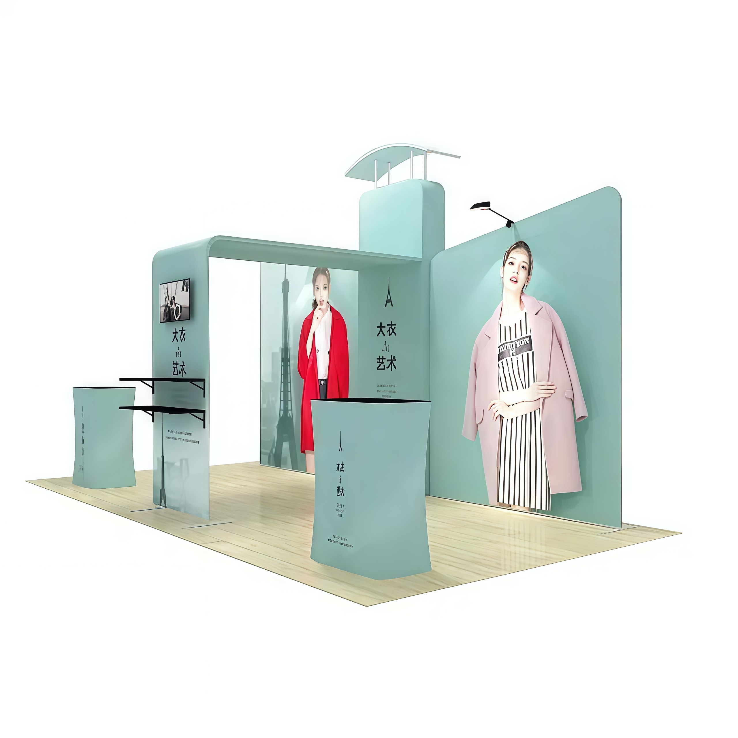 10x20 Booth Display E01C2-2